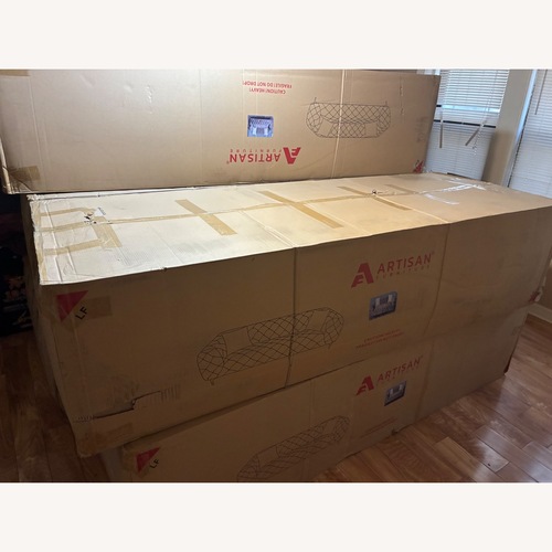 Used Artisan Home Furniture Light Gray 3+ Seater Sofa for sale on AptDeco