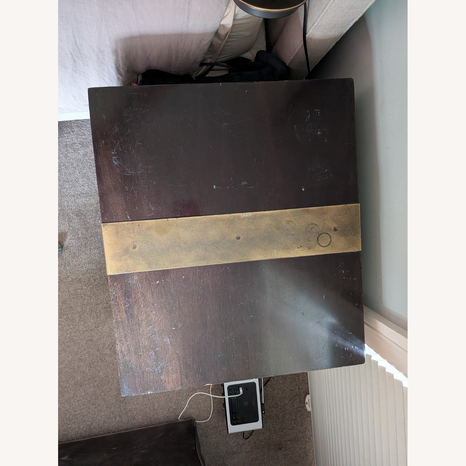 Henredon Asian Dark Brown Nightstands - image-8