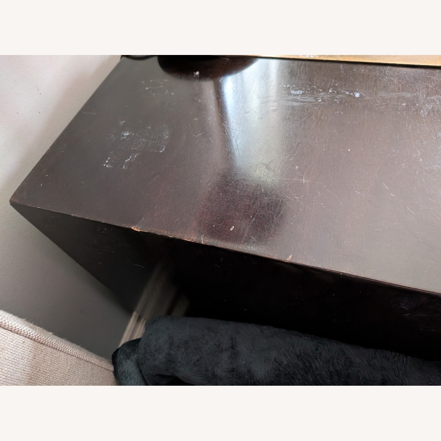 Henredon Asian Dark Brown Nightstands - image-5