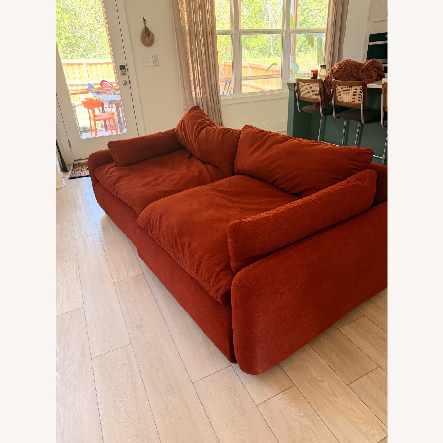 Floyd Terra Cotta Sink Down Sectional  - image-4