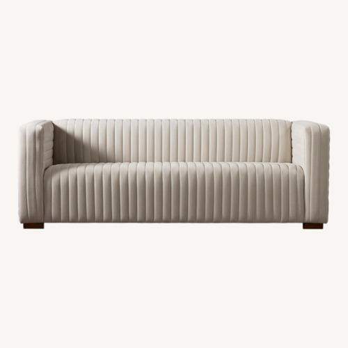 Used Midinmod White Fabric 3+ Seater Sofa for sale on AptDeco