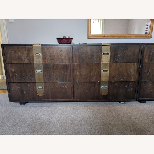 Used Henredon Dark Brown Wood Dresser for sale on AptDeco