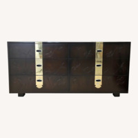 Henredon Dark Brown Wood Dresser