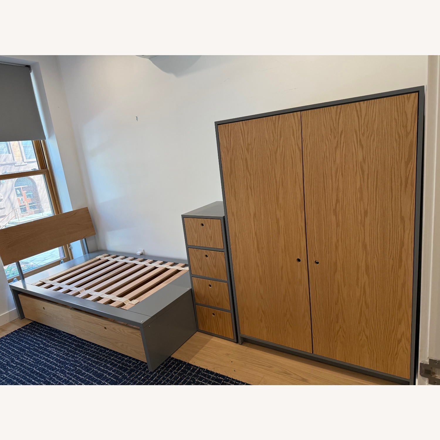 DucDuc Alex Symmetric Platform Bed 2-Drawer - image-6