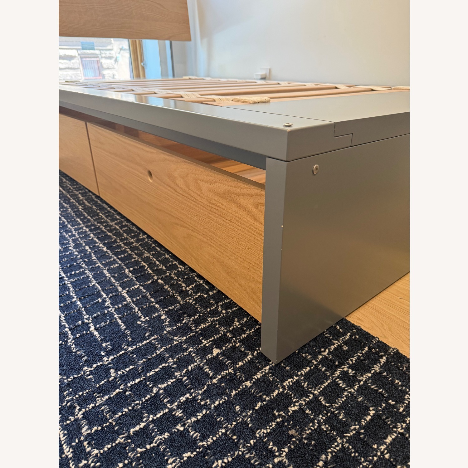 DucDuc Alex Symmetric Platform Bed 2-Drawer - image-4