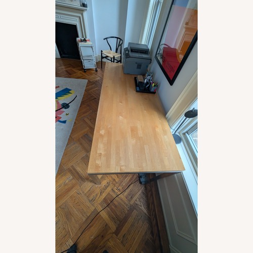 Used Room & Board Portica Natural Wood Dining Table for sale on AptDeco