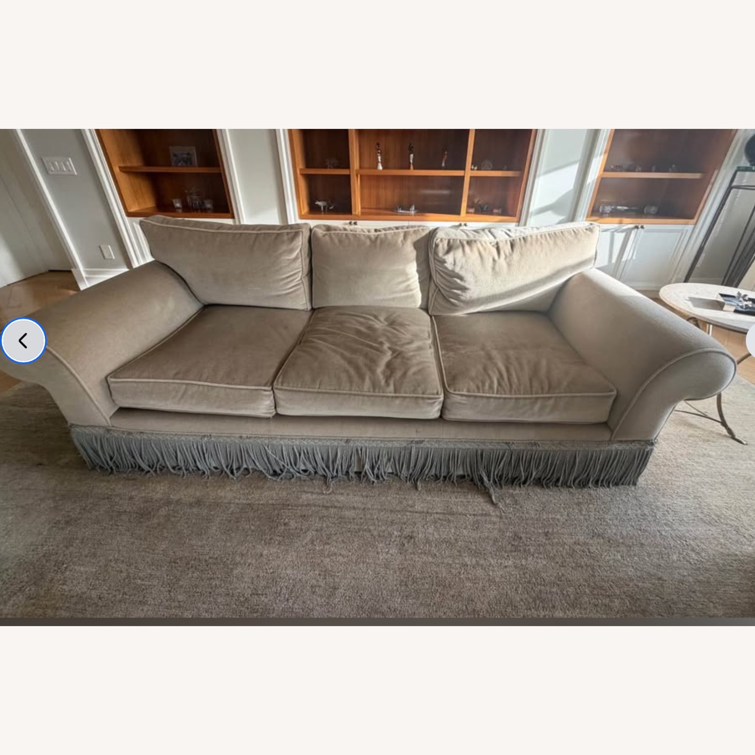 Natural Fabric 3+ Seater Sofa  - image-2