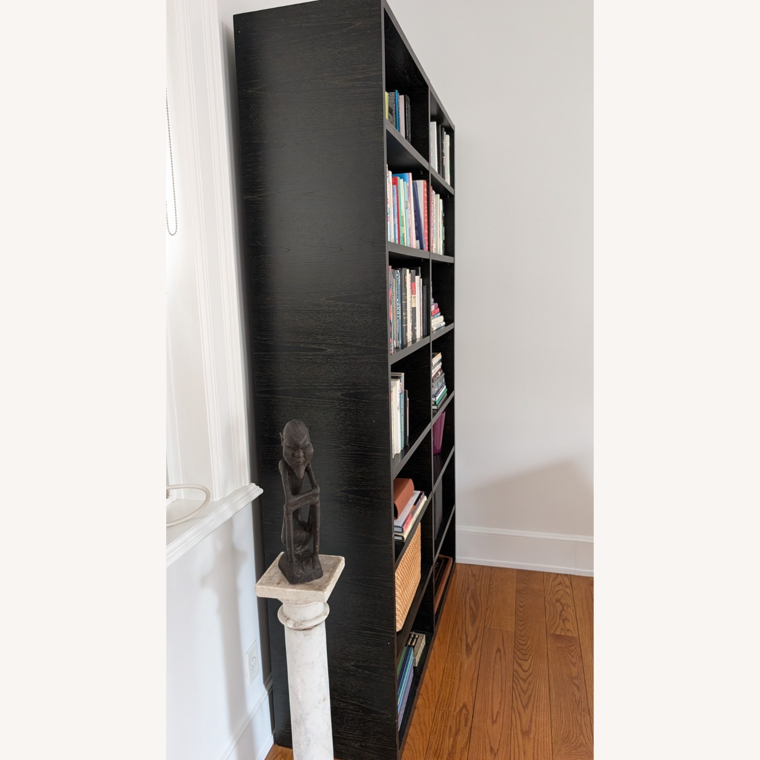 Dark Brown Wood Bookcase - image-3