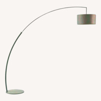 Ligne Roset Dimensions White Metal Floor Lamp