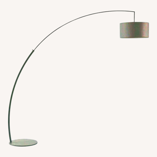 Used Ligne Roset Dimensions White Metal Floor Lamp for sale on AptDeco