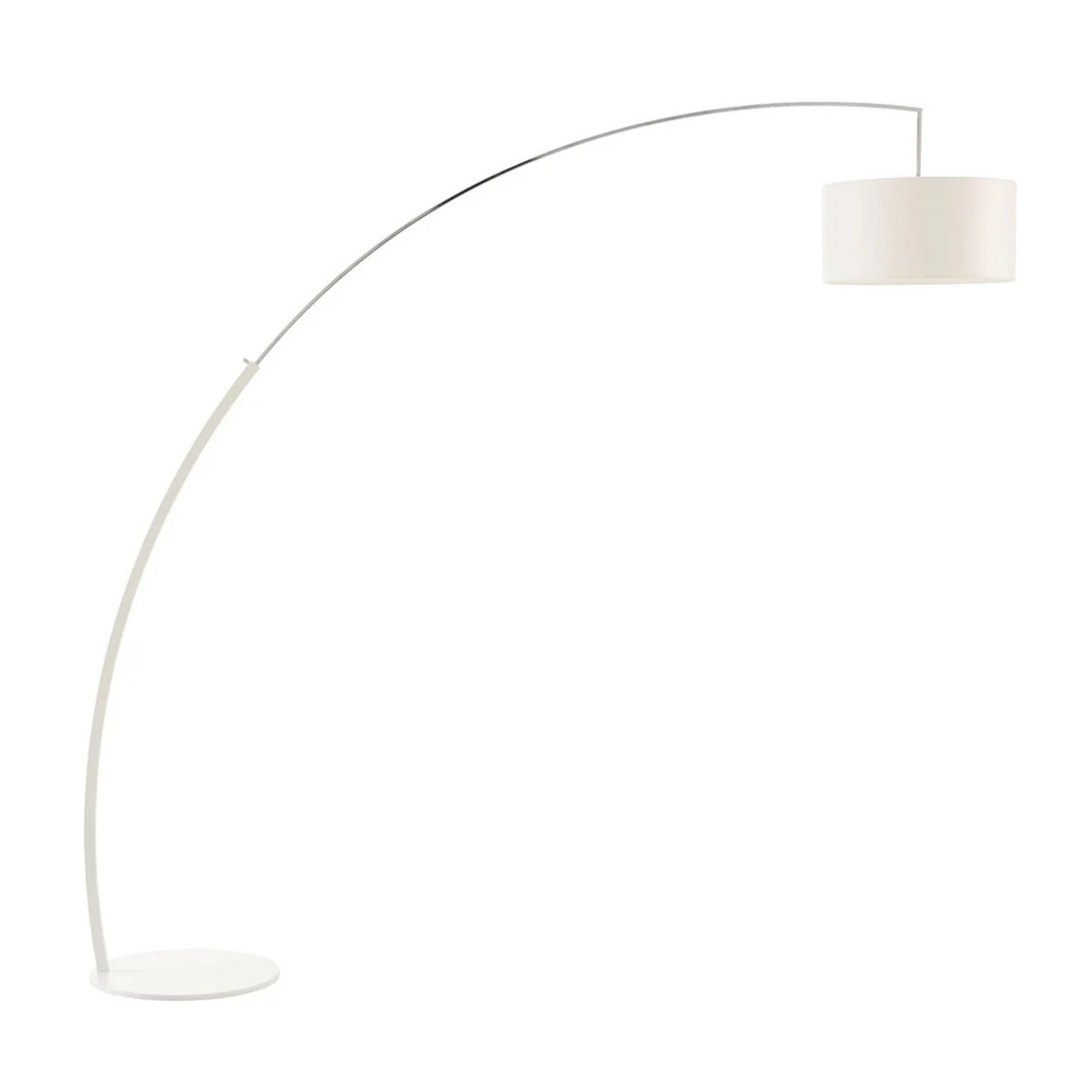 Ligne Roset Dimensions White Metal Floor Lamp - image-5