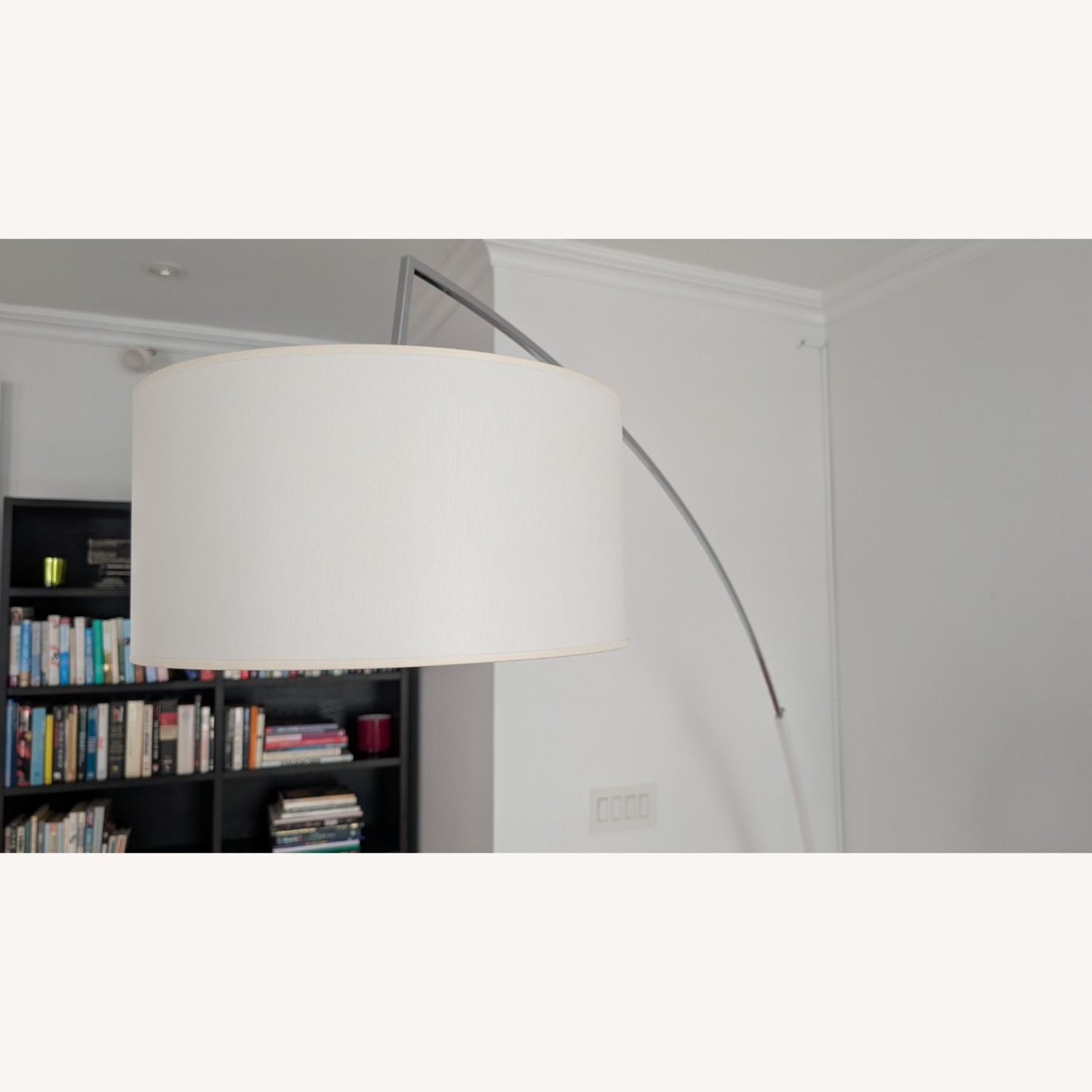 Ligne Roset Dimensions White Metal Floor Lamp - image-2