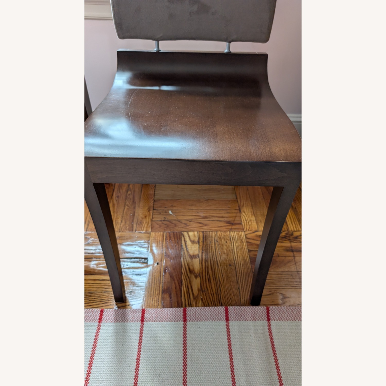 Ligne Roset Finn Dark Brown Wood Dining Chairs - image-4