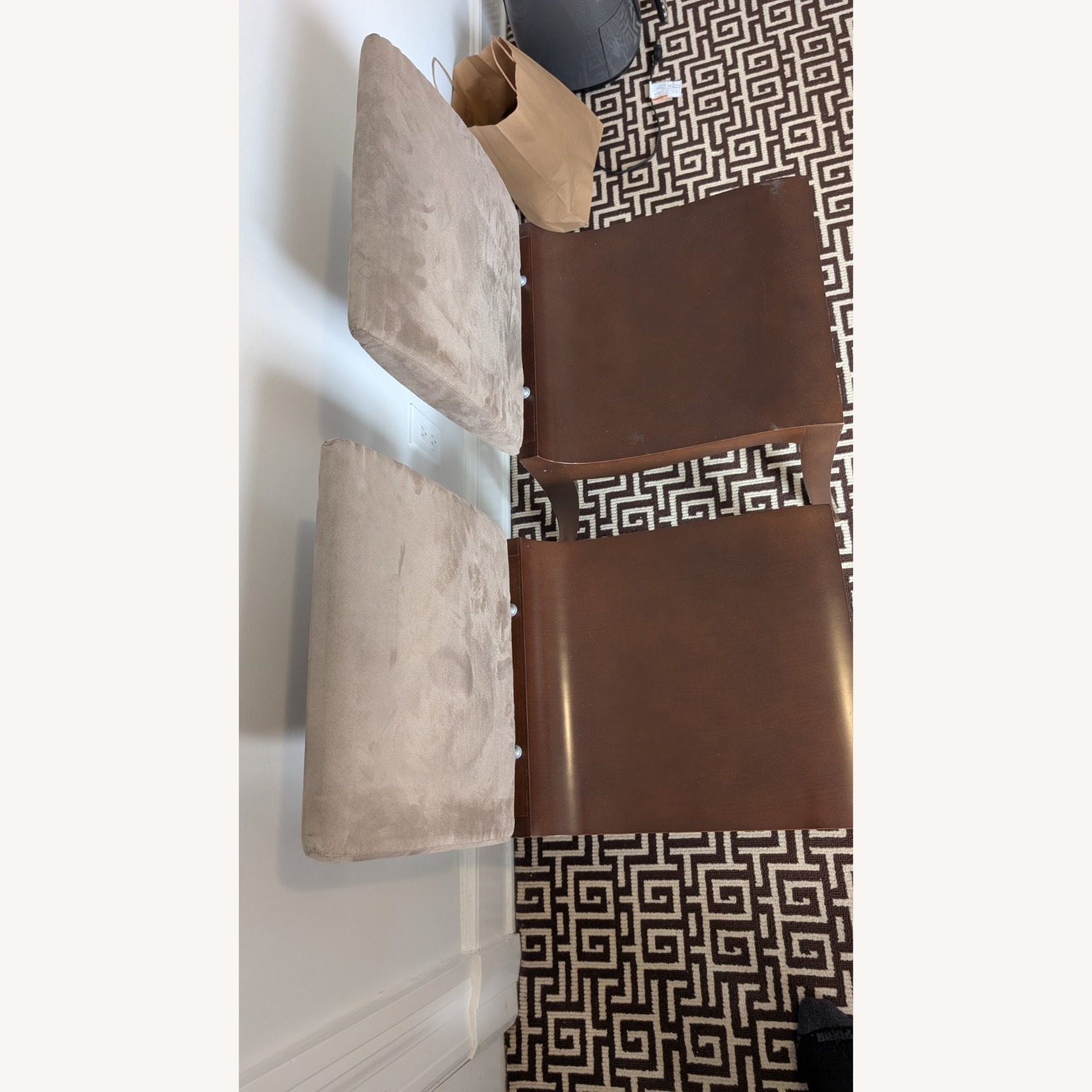 Ligne Roset Finn Dark Brown Wood Dining Chairs - image-5