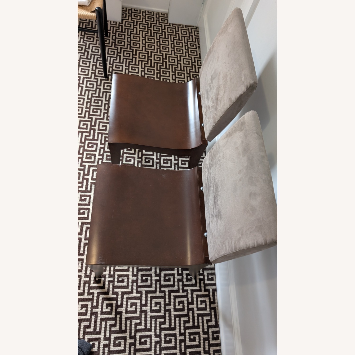 Ligne Roset Finn Dark Brown Wood Dining Chairs - image-3