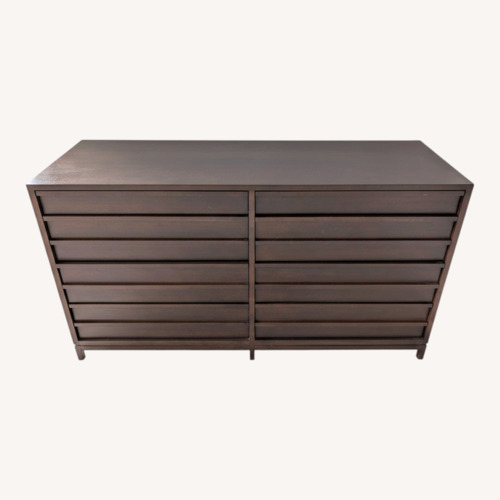 Used Amy Crain Dark Brown Wood Dresser for sale on AptDeco