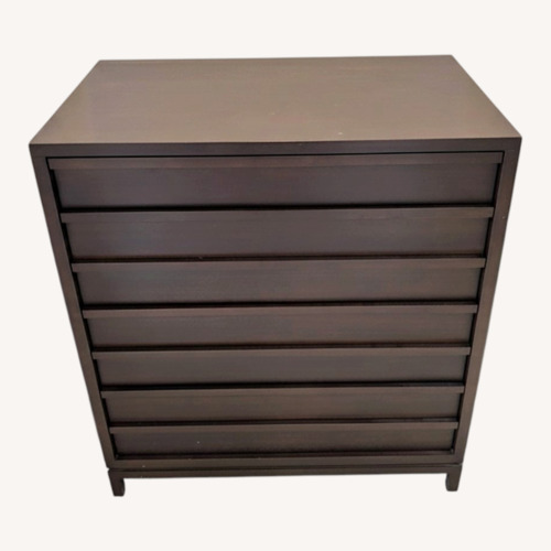 Used Amy Crain Dark Brown Wood Dresser for sale on AptDeco