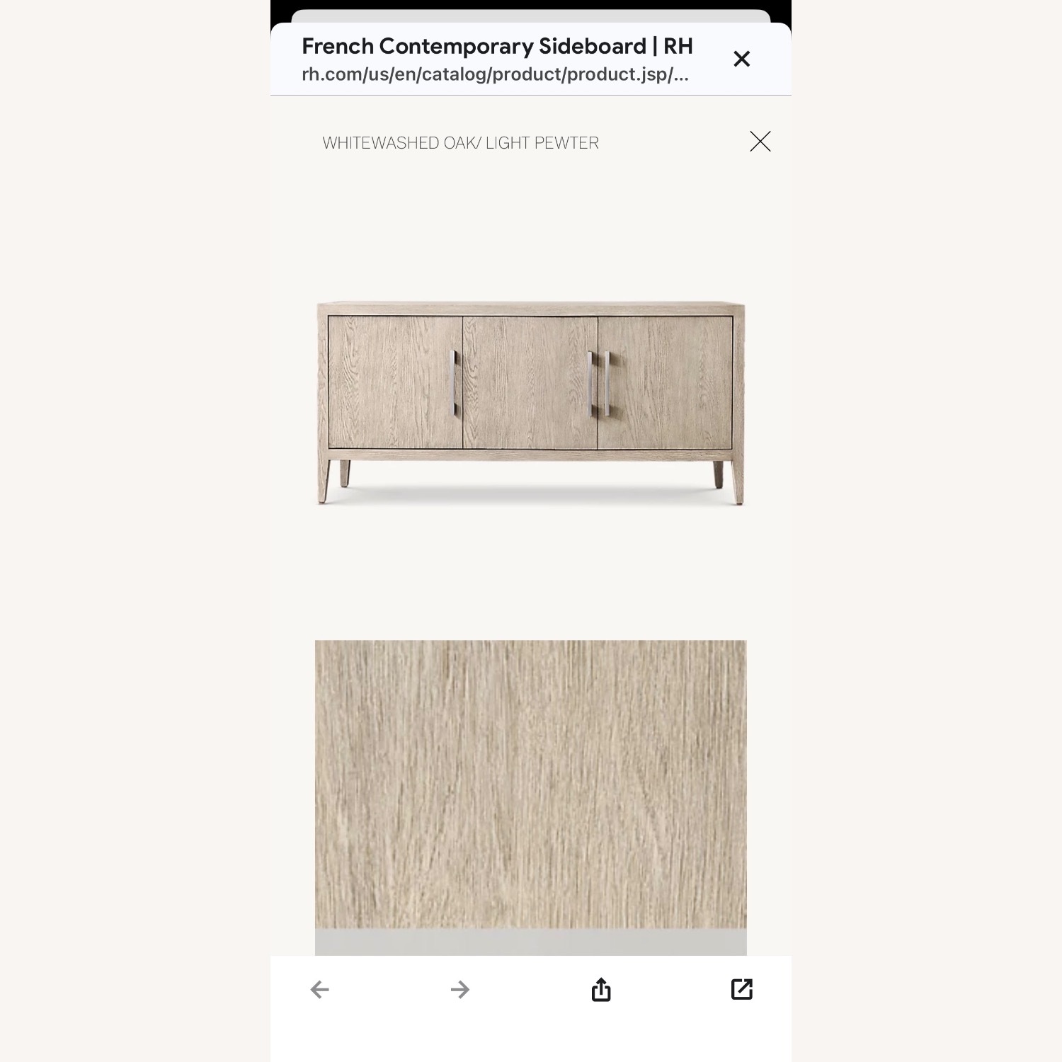 Restoration Hardware French Contemporary Sideboard - image-1