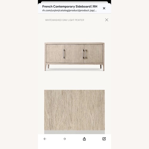 Used Restoration Hardware French Contemporary Sideboard for sale on AptDeco