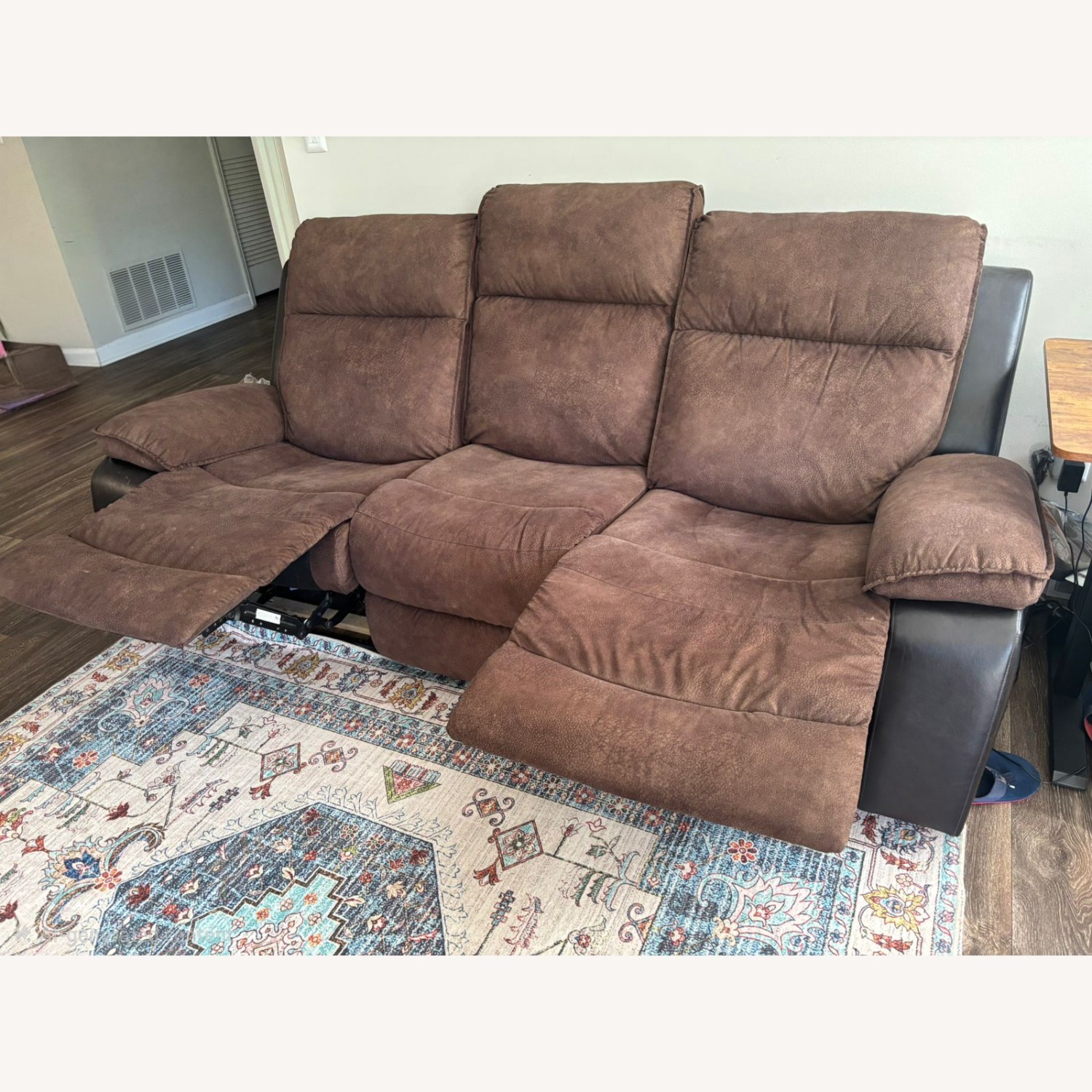 Dark Brown 3+ Seater Sofa - image-3