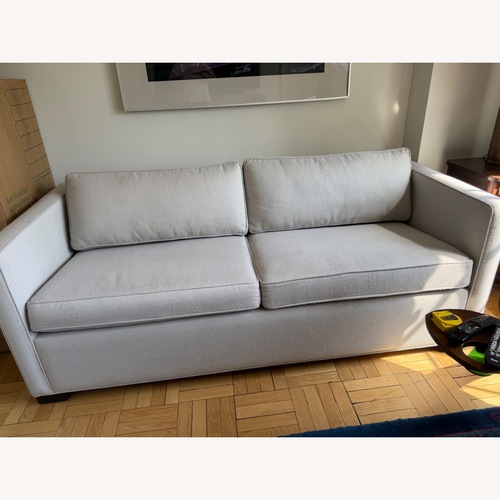 Used Carlyle Third Ave Queen Light Gray Sleeper Sofa for sale on AptDeco