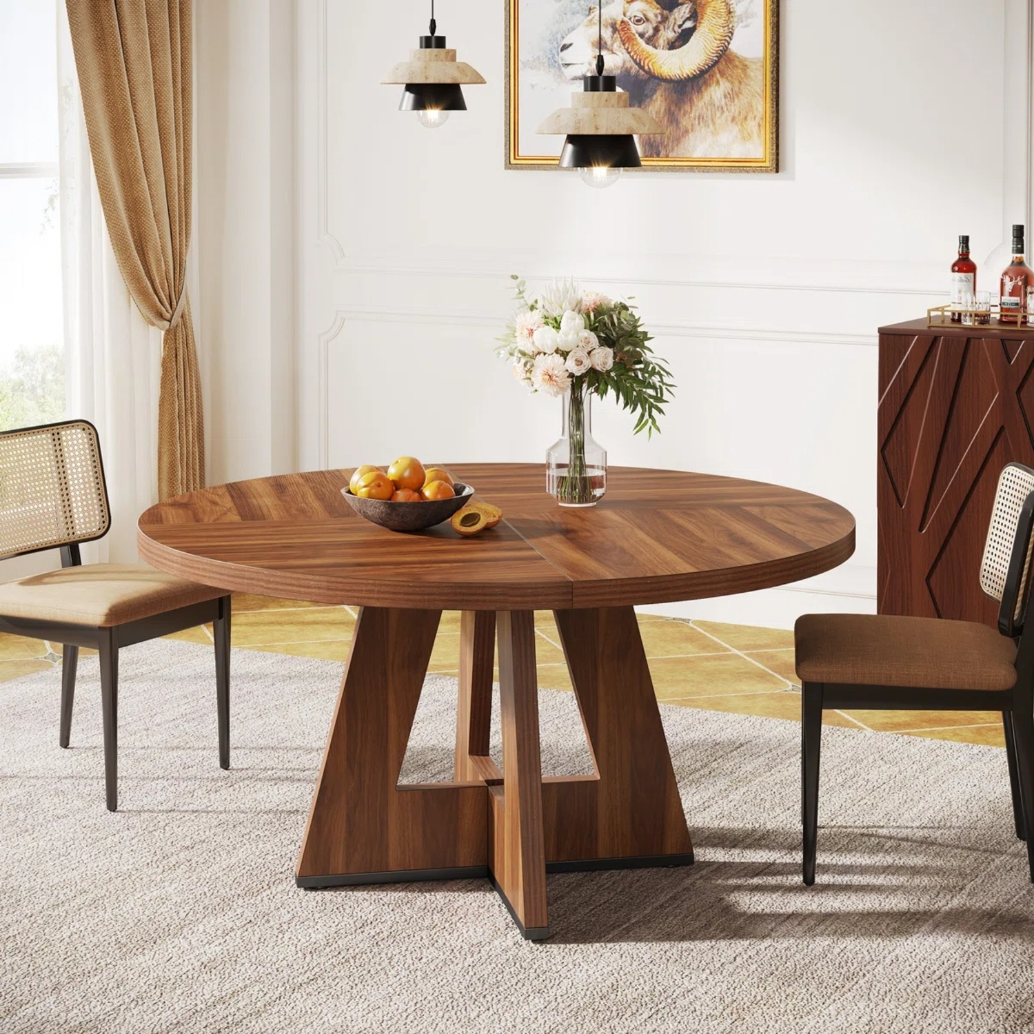 Wayfair Gracie Oaks Farmhouse Wood Dining Table - image-5