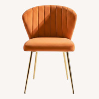 Hulala Home Modern Milia Velvet Dining Chairs