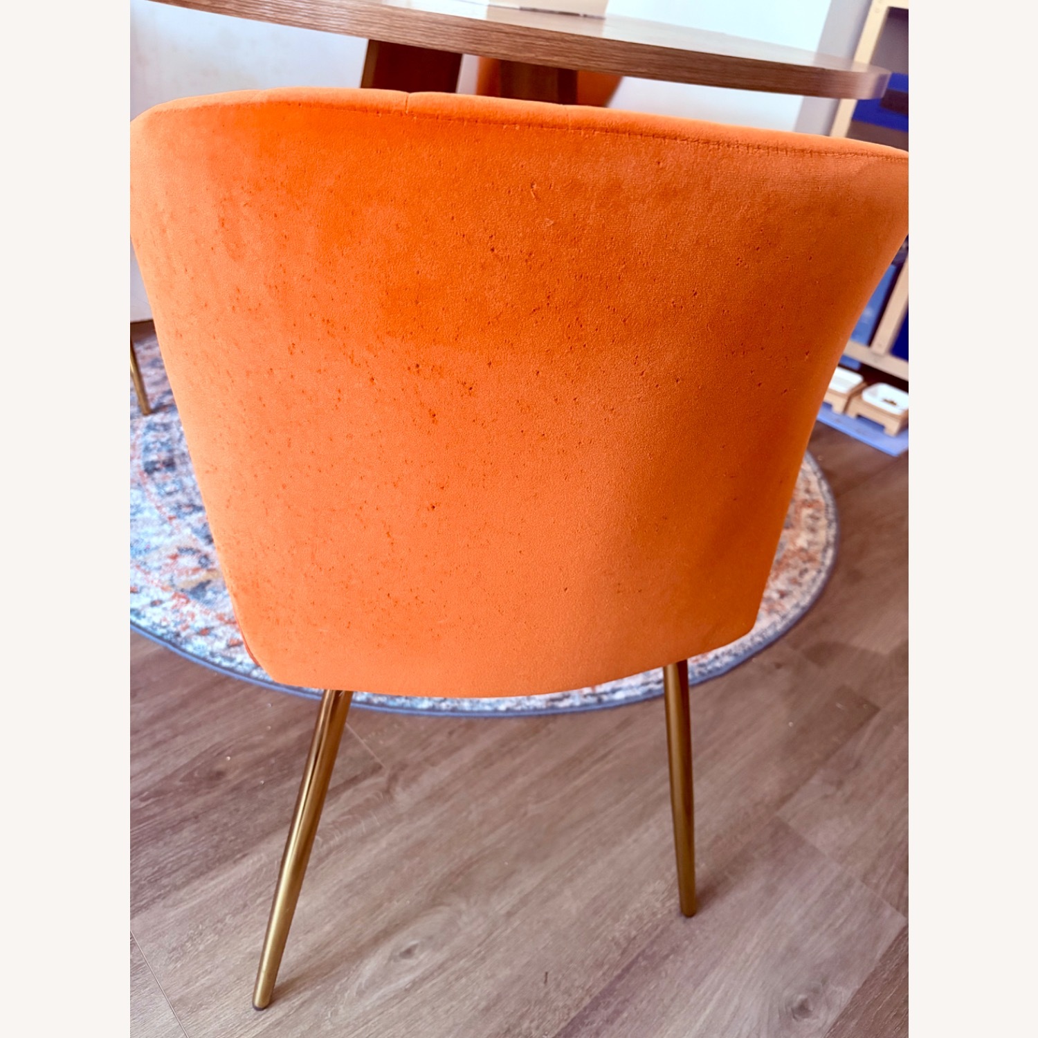 Hulala Home Modern Milia Velvet Dining Chairs - image-4