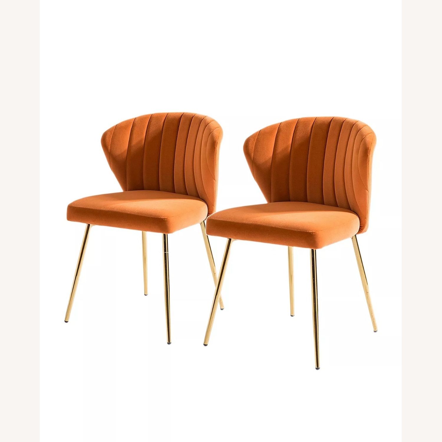 Hulala Home Modern Milia Velvet Dining Chairs - image-5