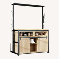 Wayfair Gracie Oaks Kitchen Island with Storage