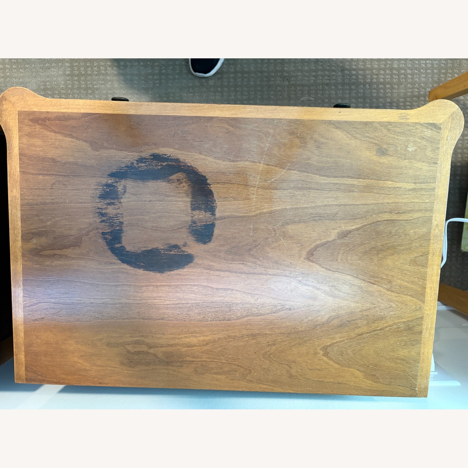 Light Brown Wood Nightstands Drexel Heritage - image-3