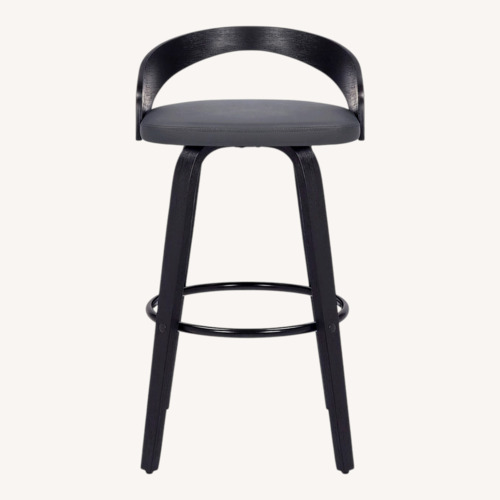 Used Wayfair Swivel Counter Stools in Black (set of 2) for sale on AptDeco