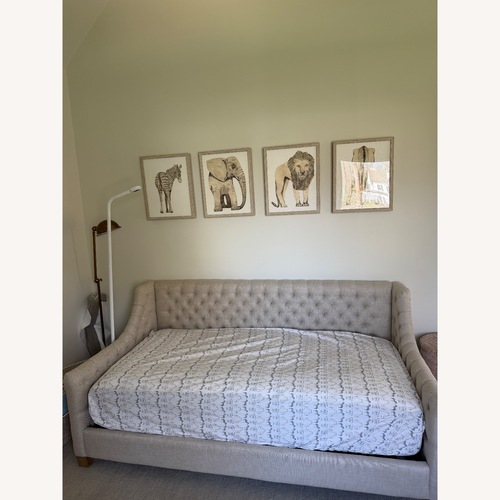 Used Restoration Hardware Devyn Natural Linen Daybed for sale on AptDeco