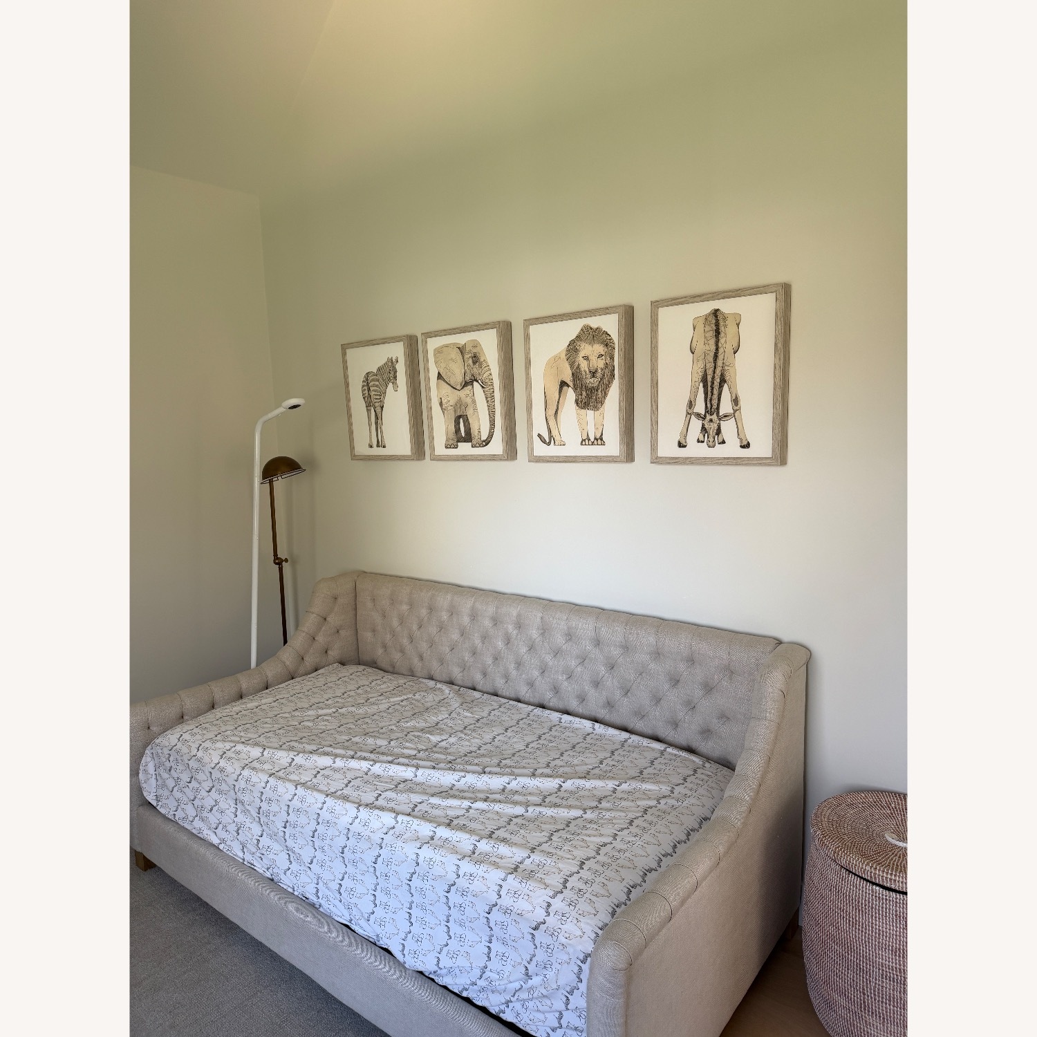 Restoration Hardware Devyn Natural Linen Daybed - image-2