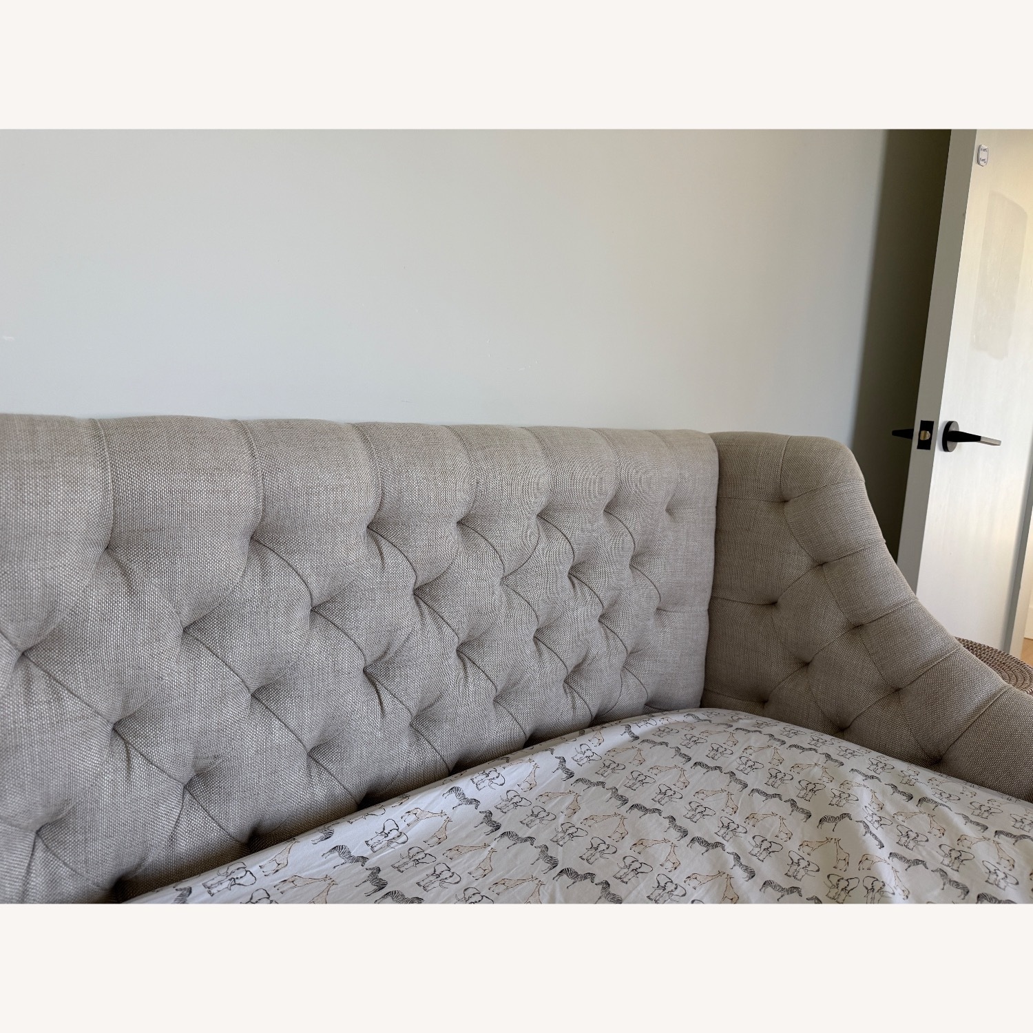 Restoration Hardware Devyn Natural Linen Daybed - image-4