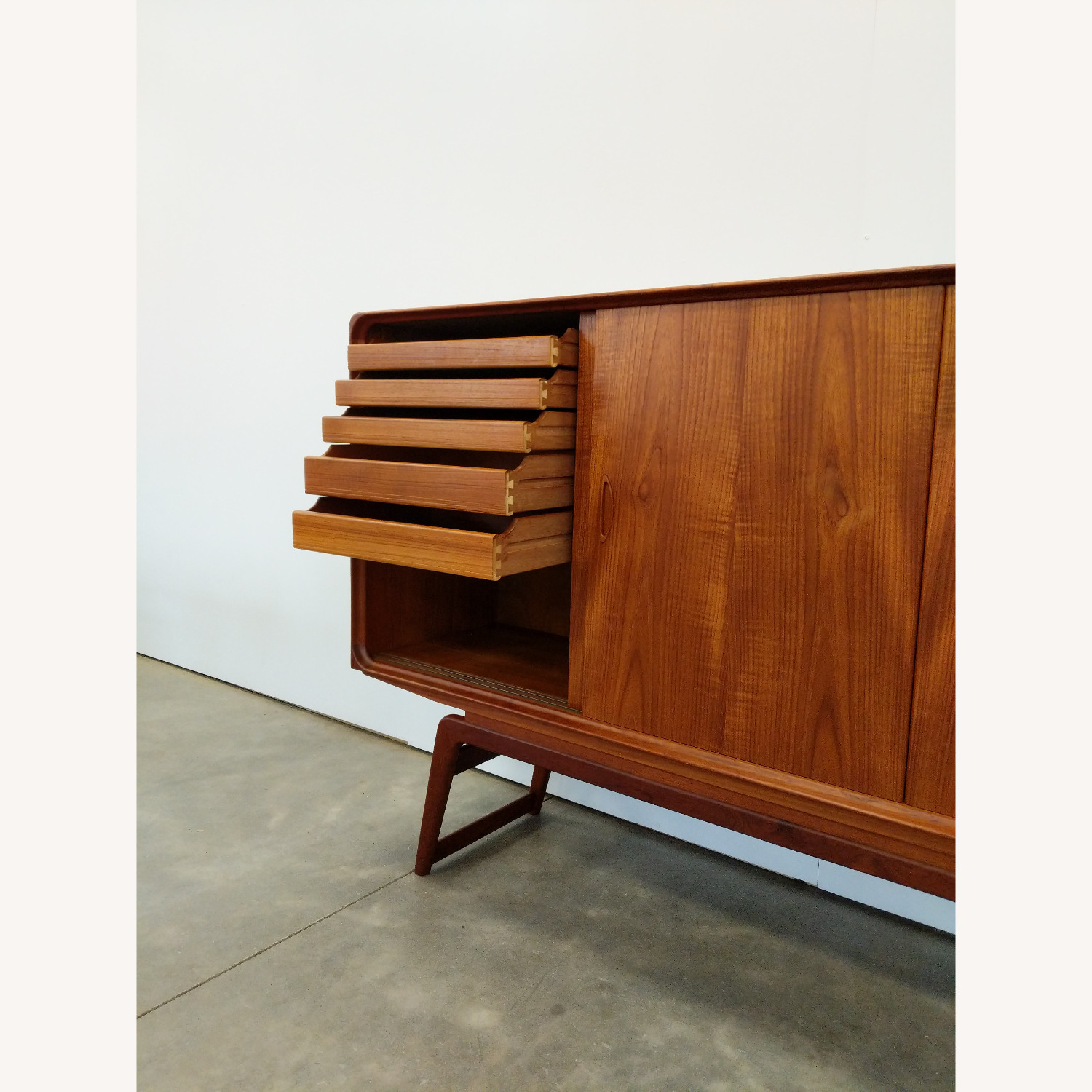 Vintage Danish Modern Teak Clausen & Søn Sideboard - image-12