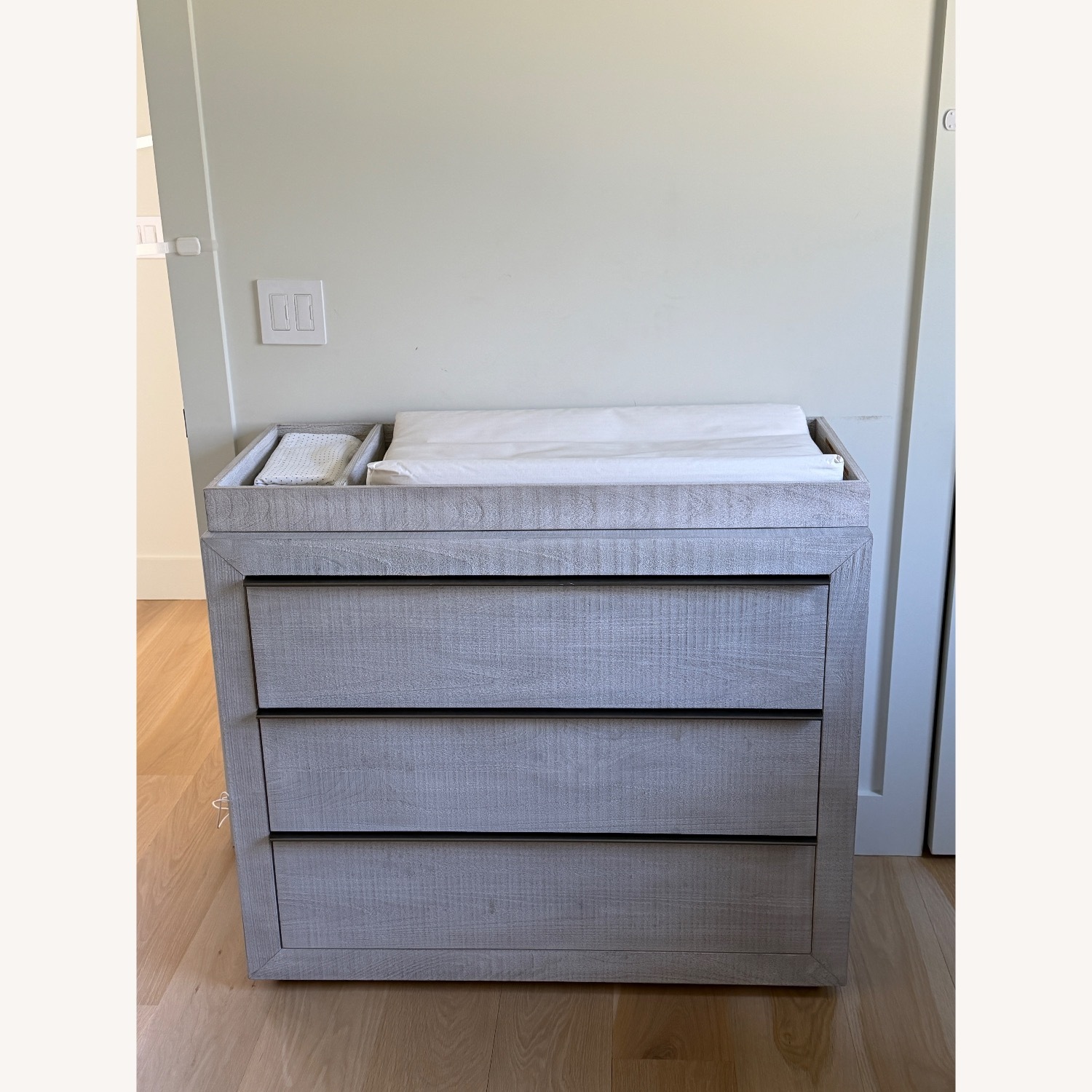 Restoration Hardware Thayer Light Gray Dresser - image-2