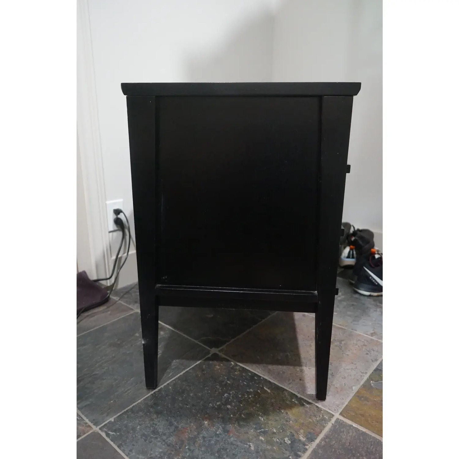 Crate & Barrel Spotlight Ebony Credenza Filing Cabinet - image-2