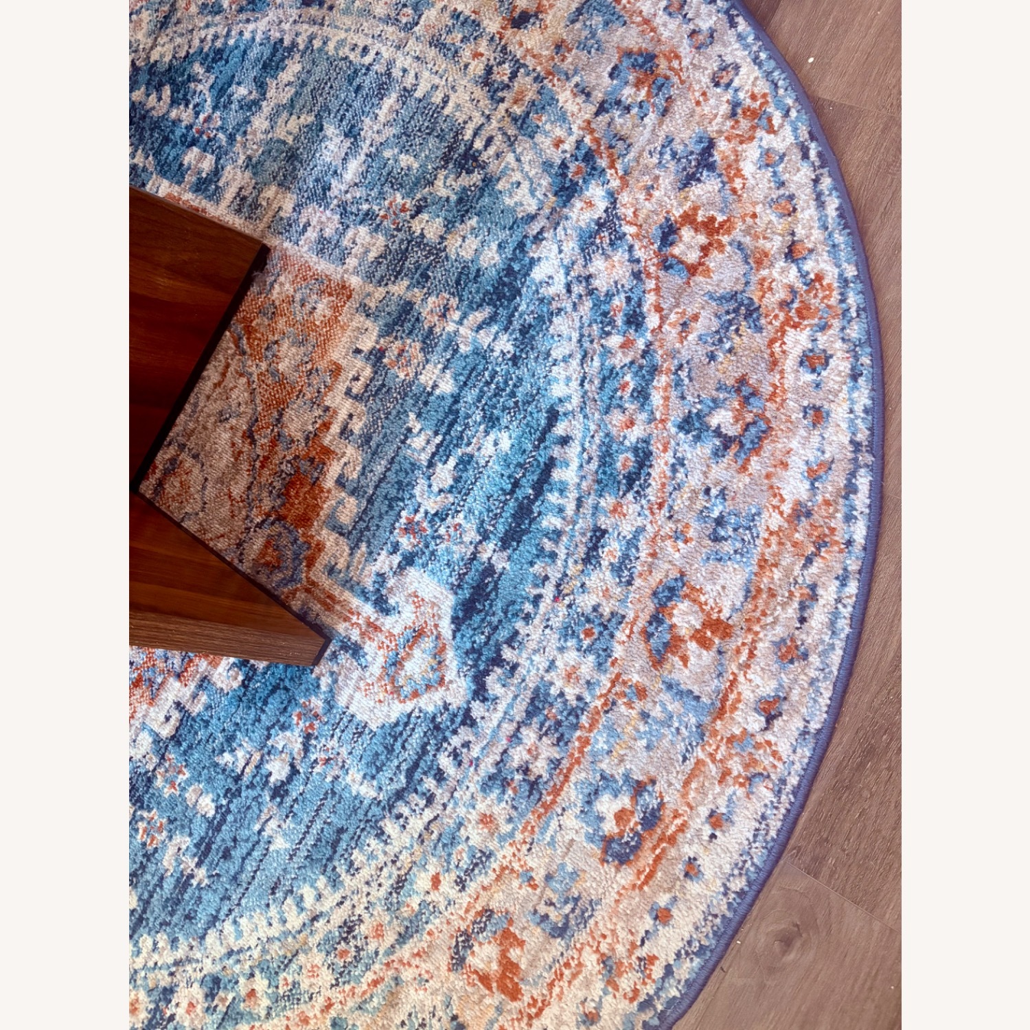 Rugs USA Barbed Mast Medallion Blue Round Rug - image-3