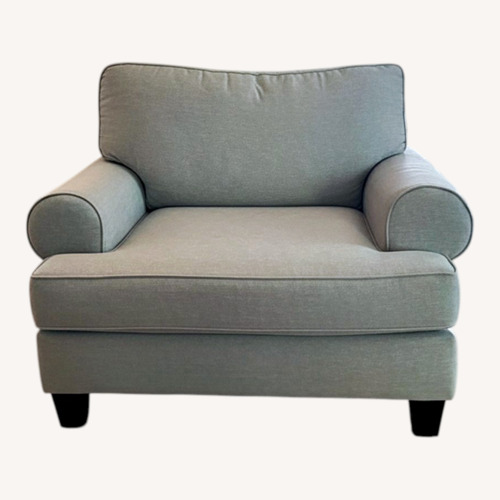Used Light Gray Fabric Armchair for sale on AptDeco