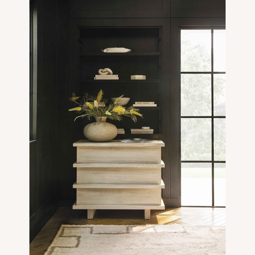 Used Lulu & Georgia White Corliss 3-Drawer Dresser for sale on AptDeco