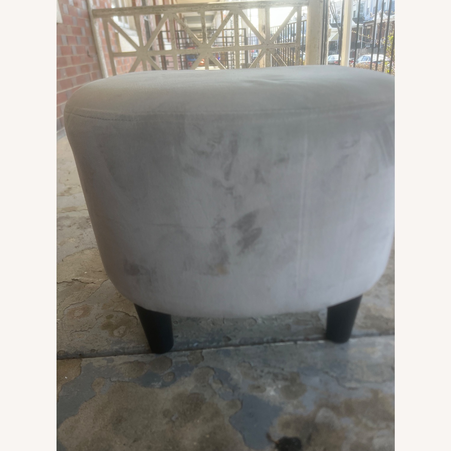 Gray Chair Ottoman  - image-6