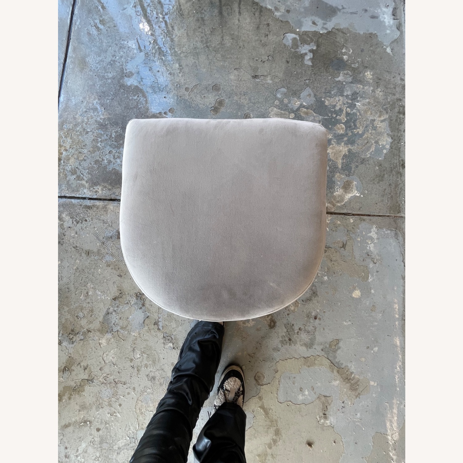 Gray Chair Ottoman  - image-5