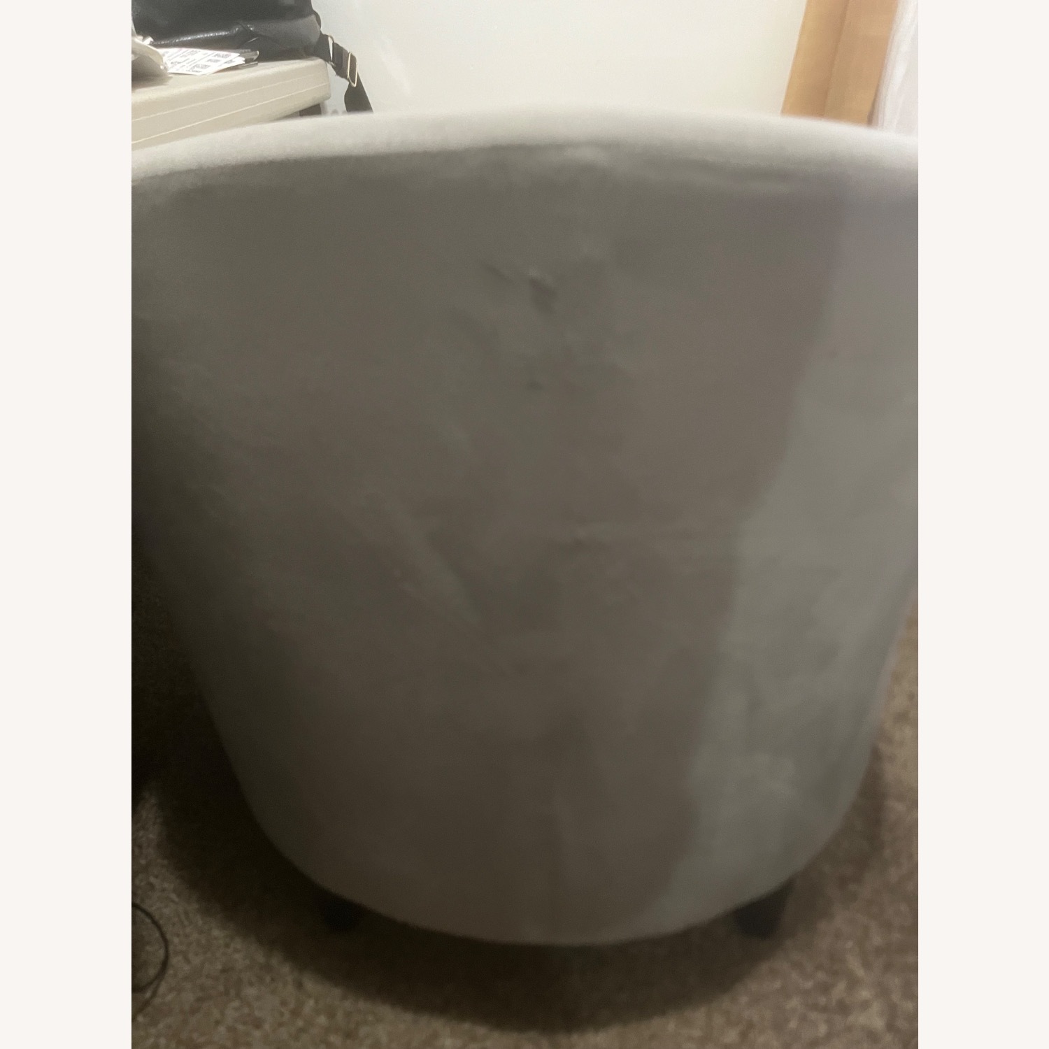 Gray Chair Ottoman  - image-8