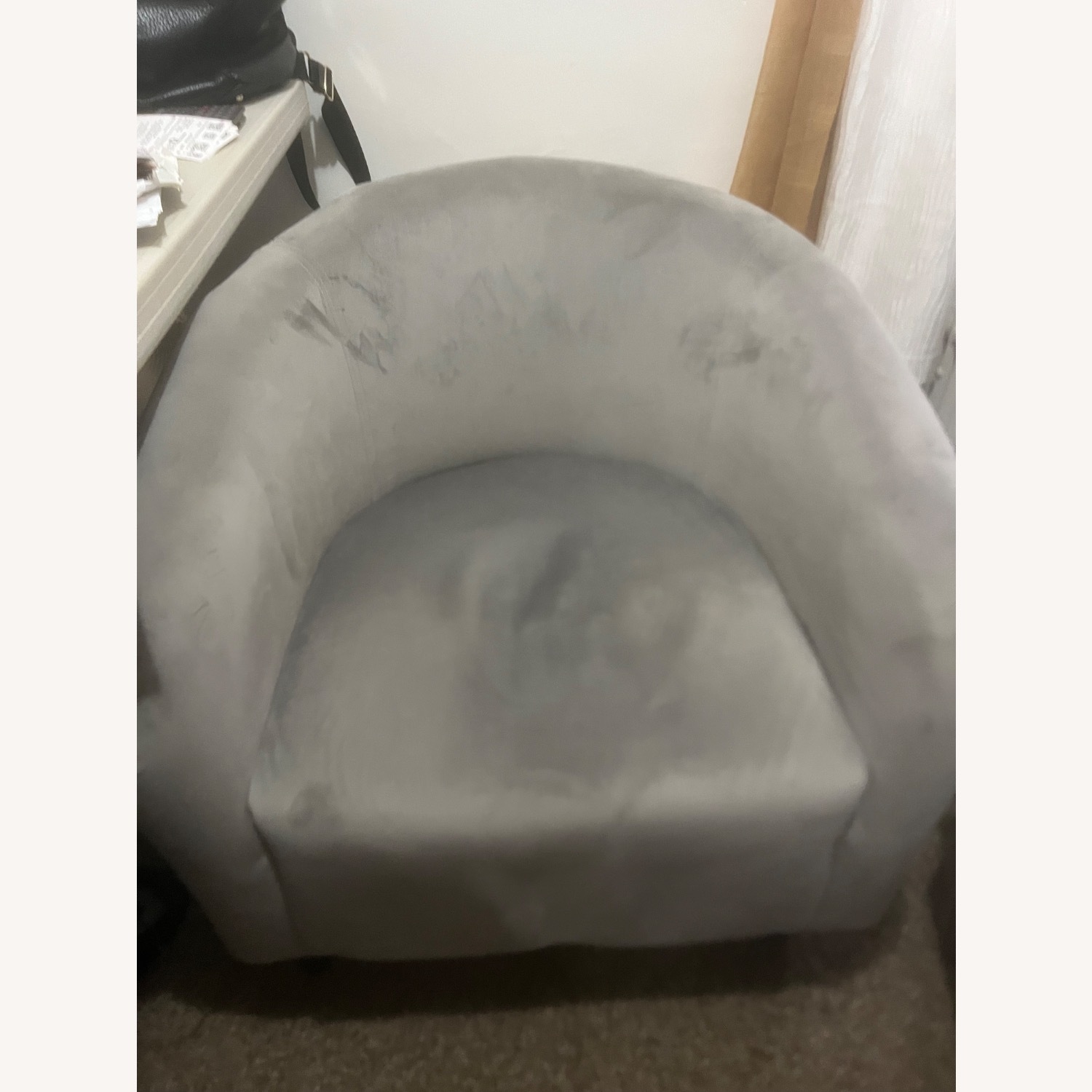 Gray Chair Ottoman  - image-7