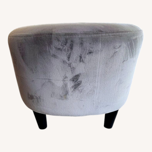 Used Gray Chair Ottoman  for sale on AptDeco