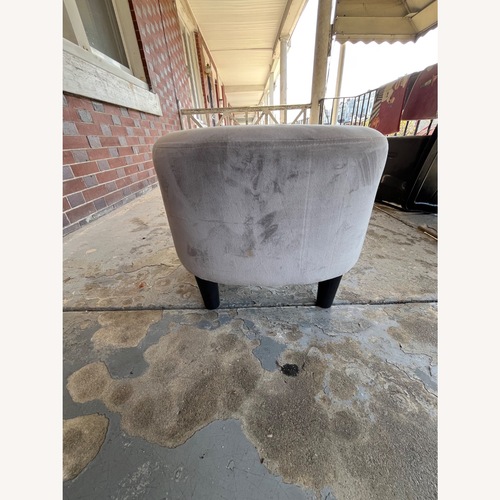 Used Gray Chair Ottoman  for sale on AptDeco