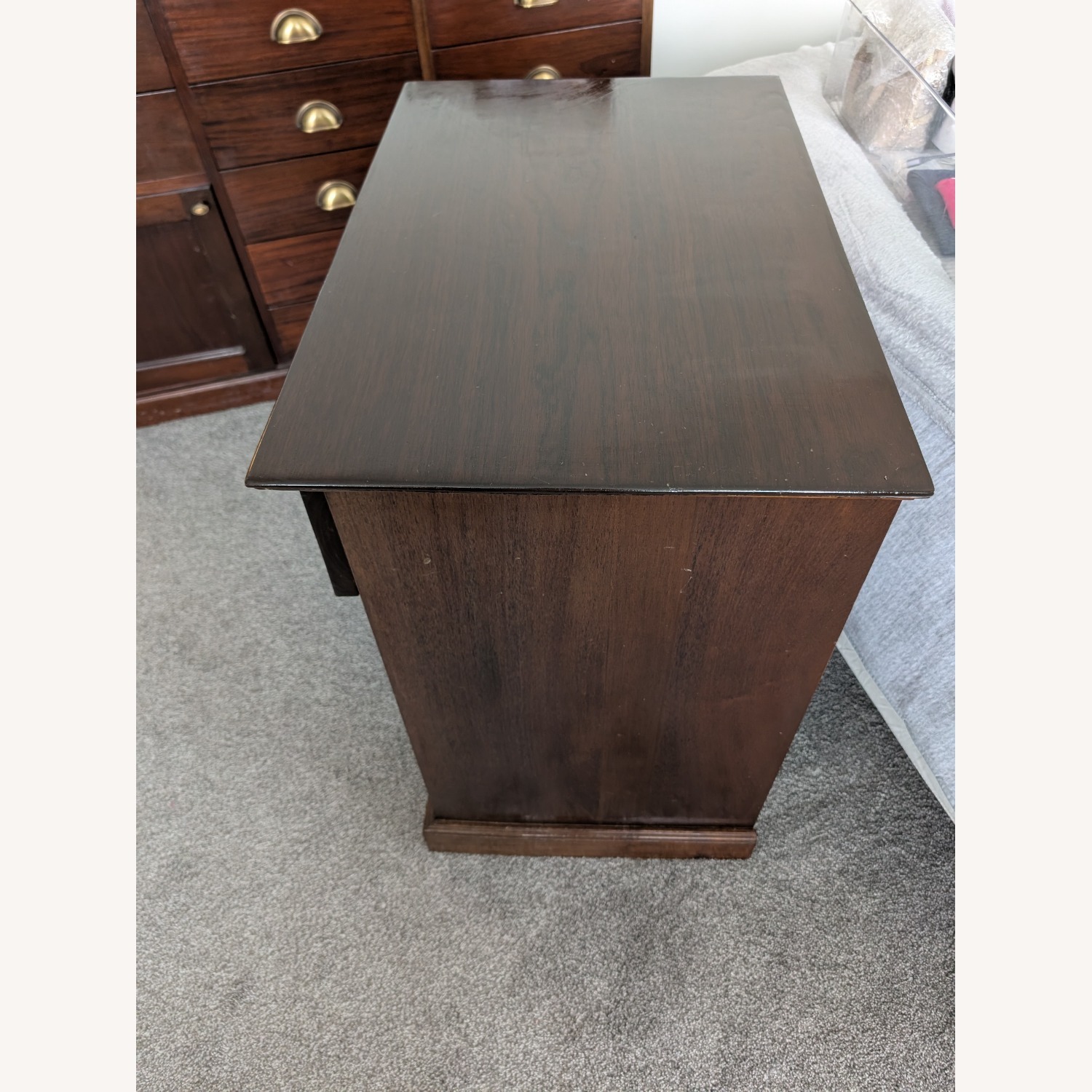 Solid Mahagony Custom-made Nightstand Set of 2 - image-4