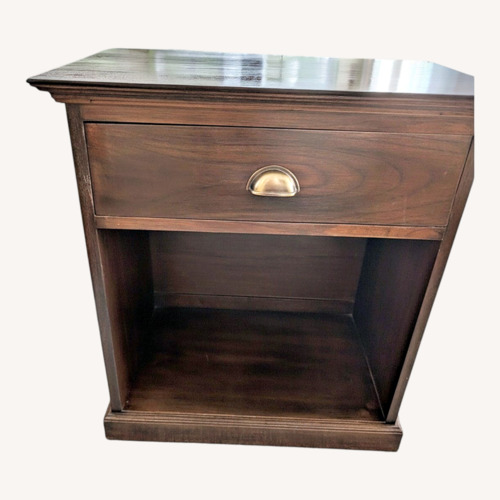Used Solid Mahagony Custom-made Nightstand Set of 2 for sale on AptDeco