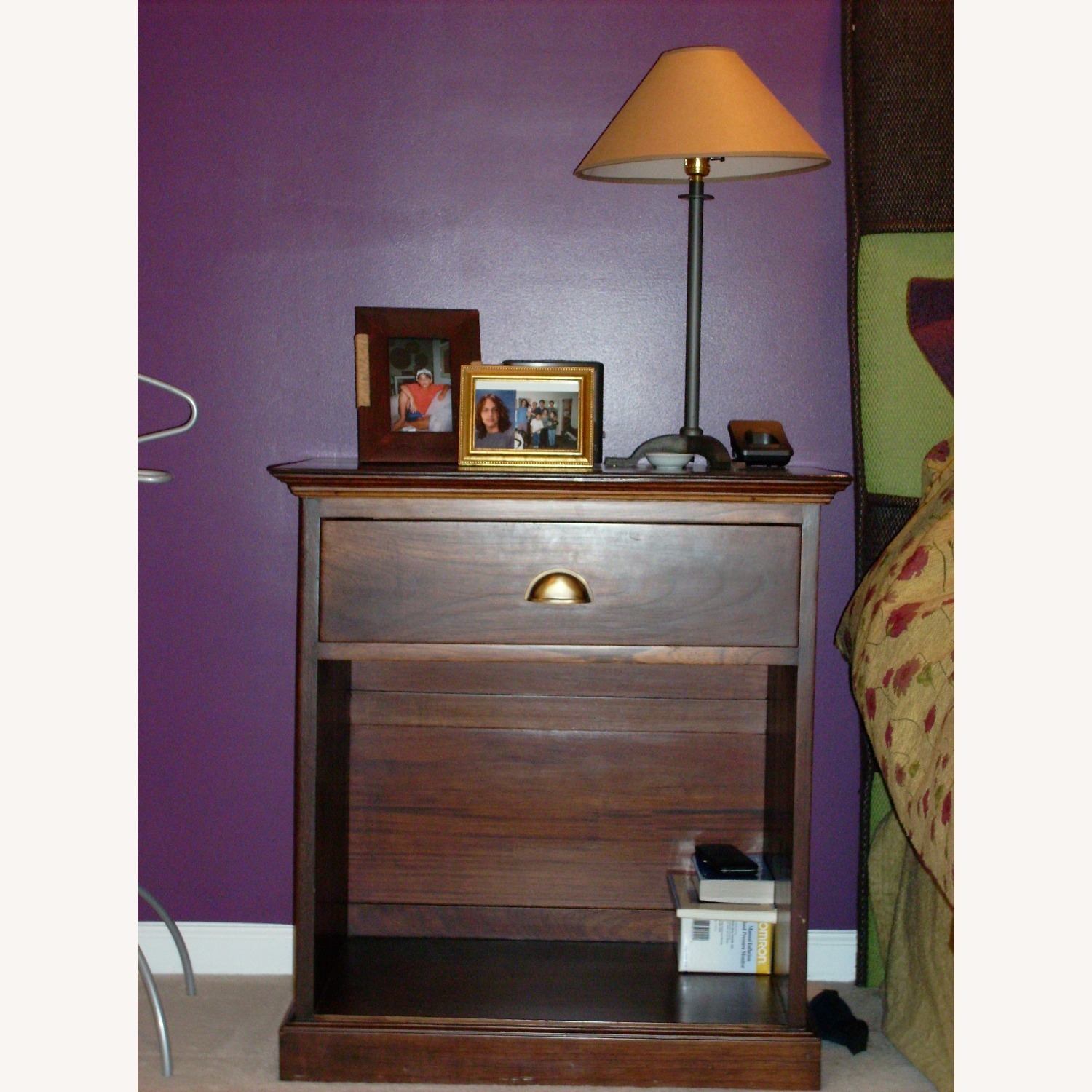Solid Mahagony Custom-made Nightstand Set of 2 - image-2